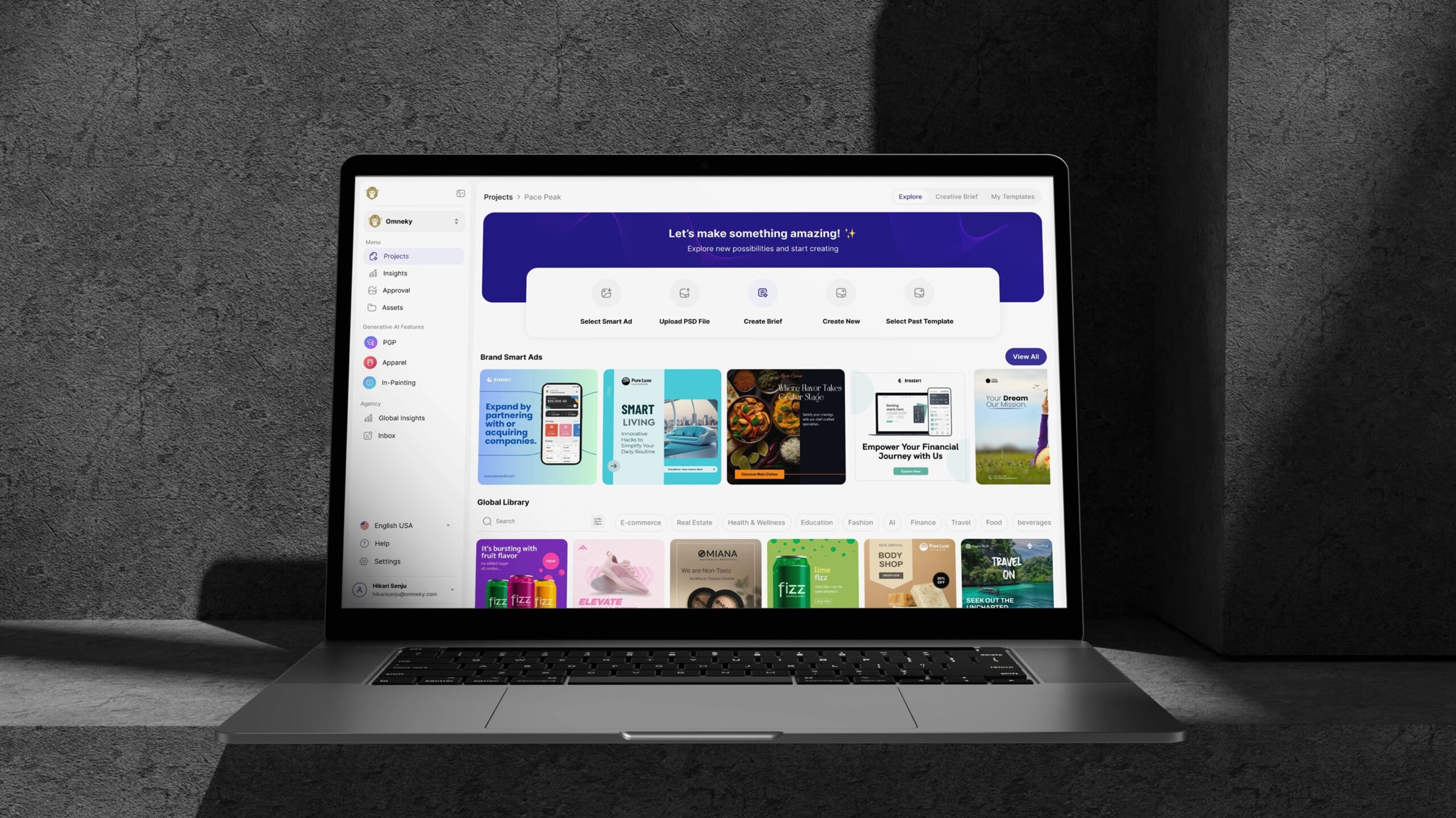 Omneky AI-powered ads platform