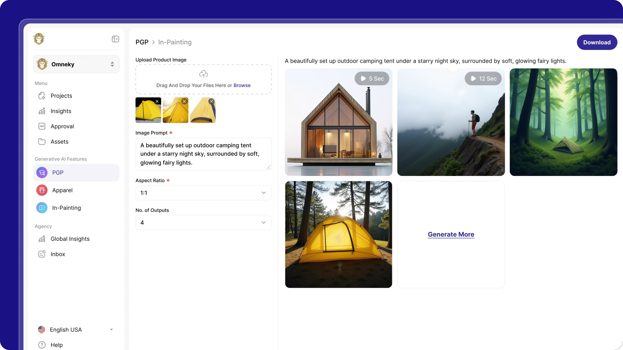 Omneky Features Functionality Design4