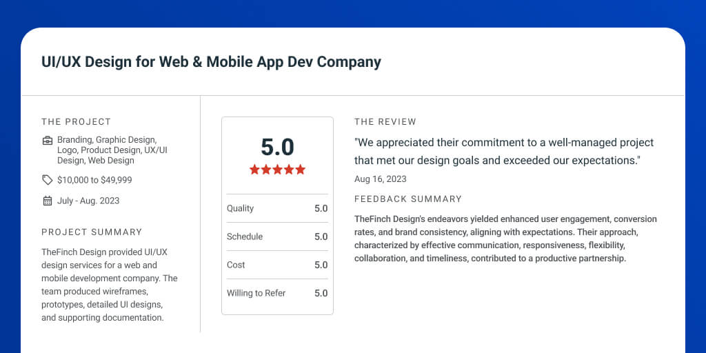 UI/UX Design for Web & Mobile App Dev Company – Apptale Technologies